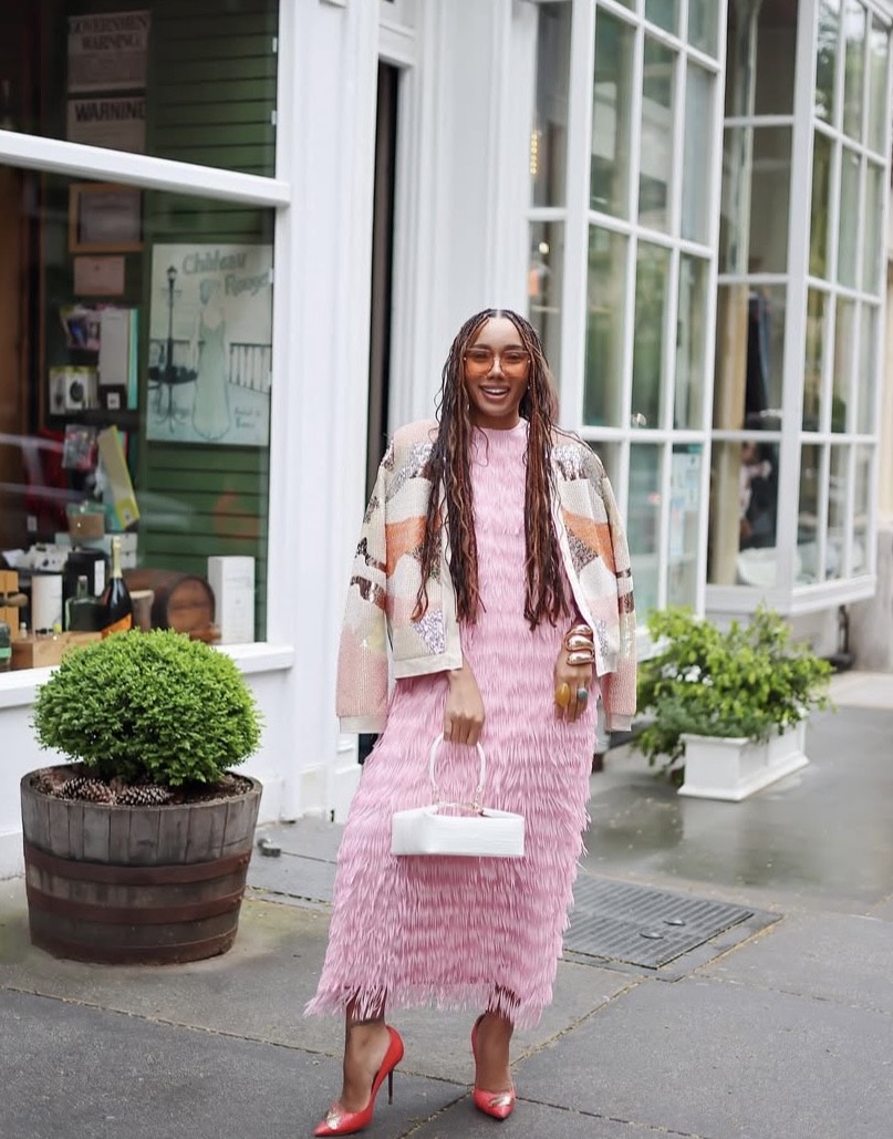 Powder pink outfit inspiration