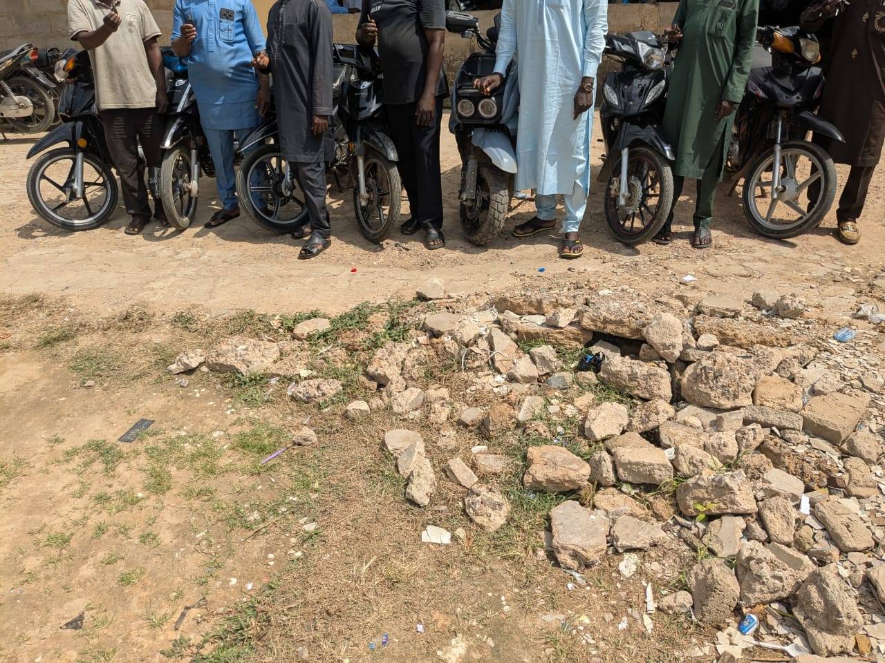 Recovered motorcycles in Kano