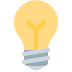 light bulb emoji