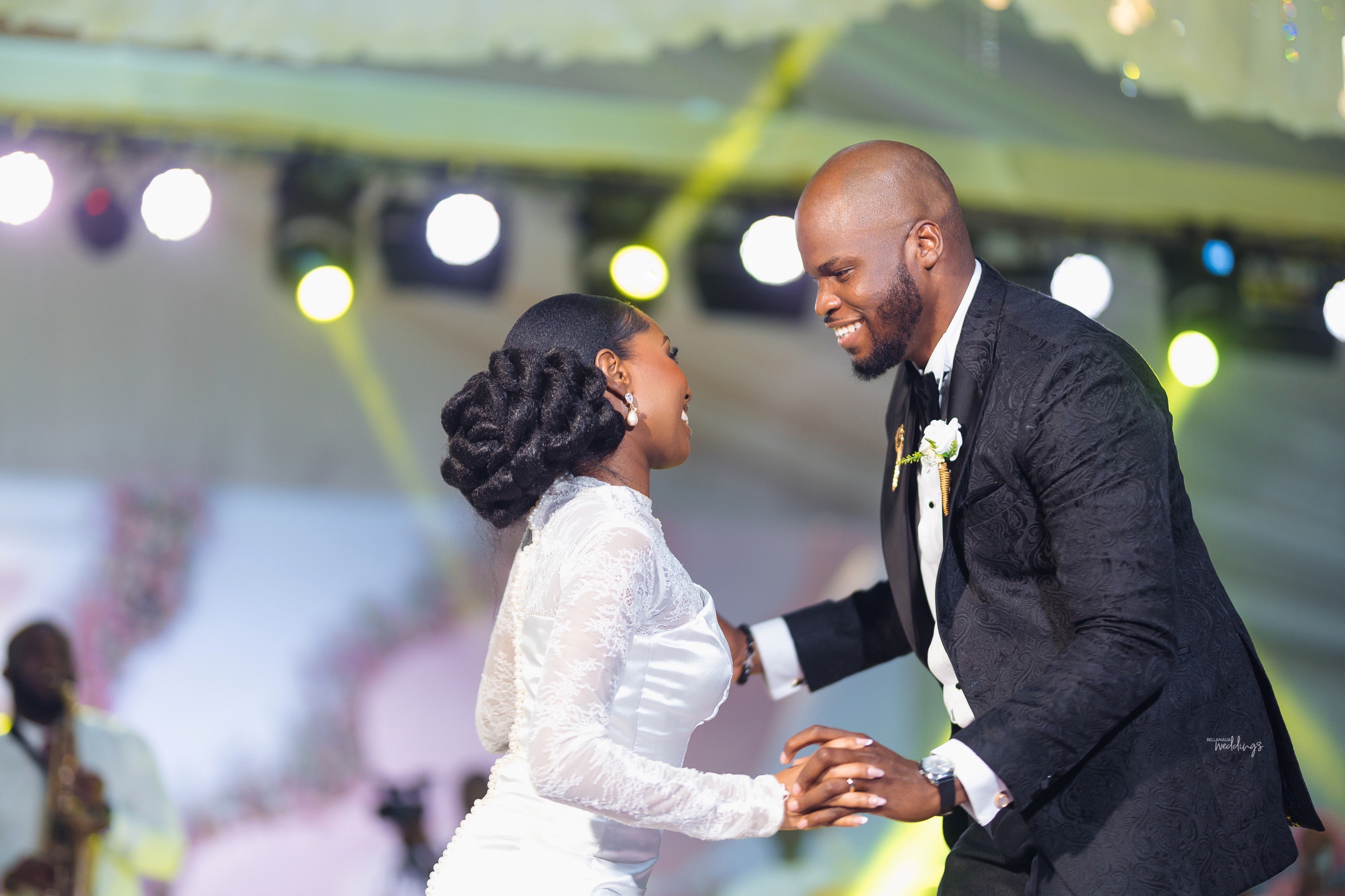 Dara and Sam at their church wedding