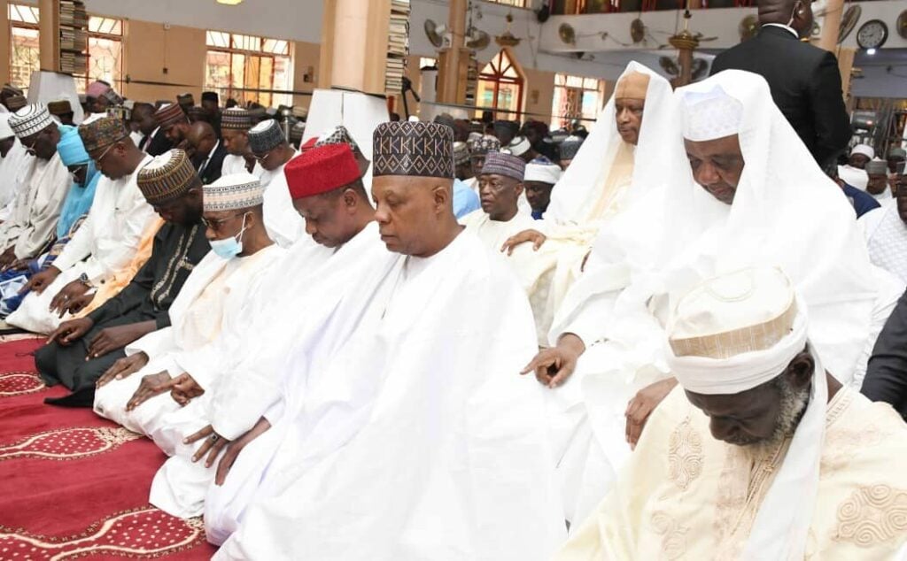Wedding attendees in Kano
