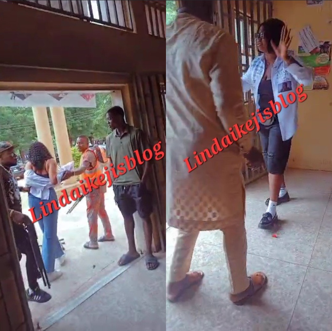 Unizik security arresting <a href=
