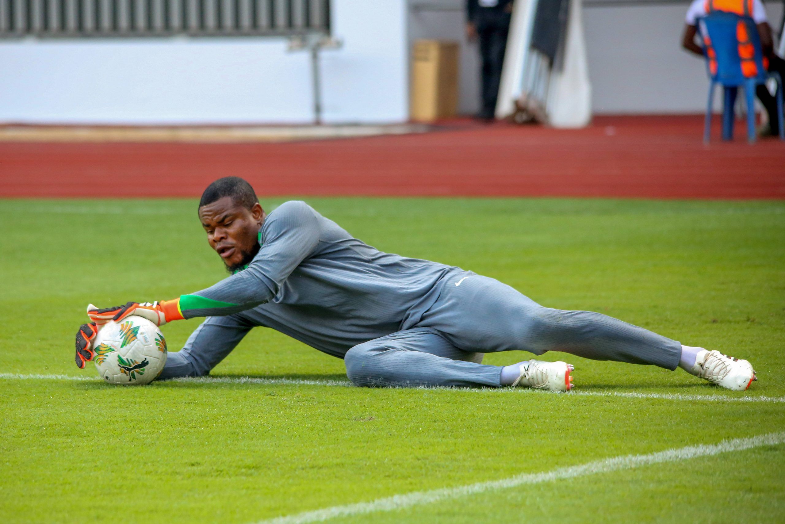 Stanley Nwabali of Nigeria during the 2025 Africa Cup of Nations AFCON qualifier match between Nigeria and Benin Republic