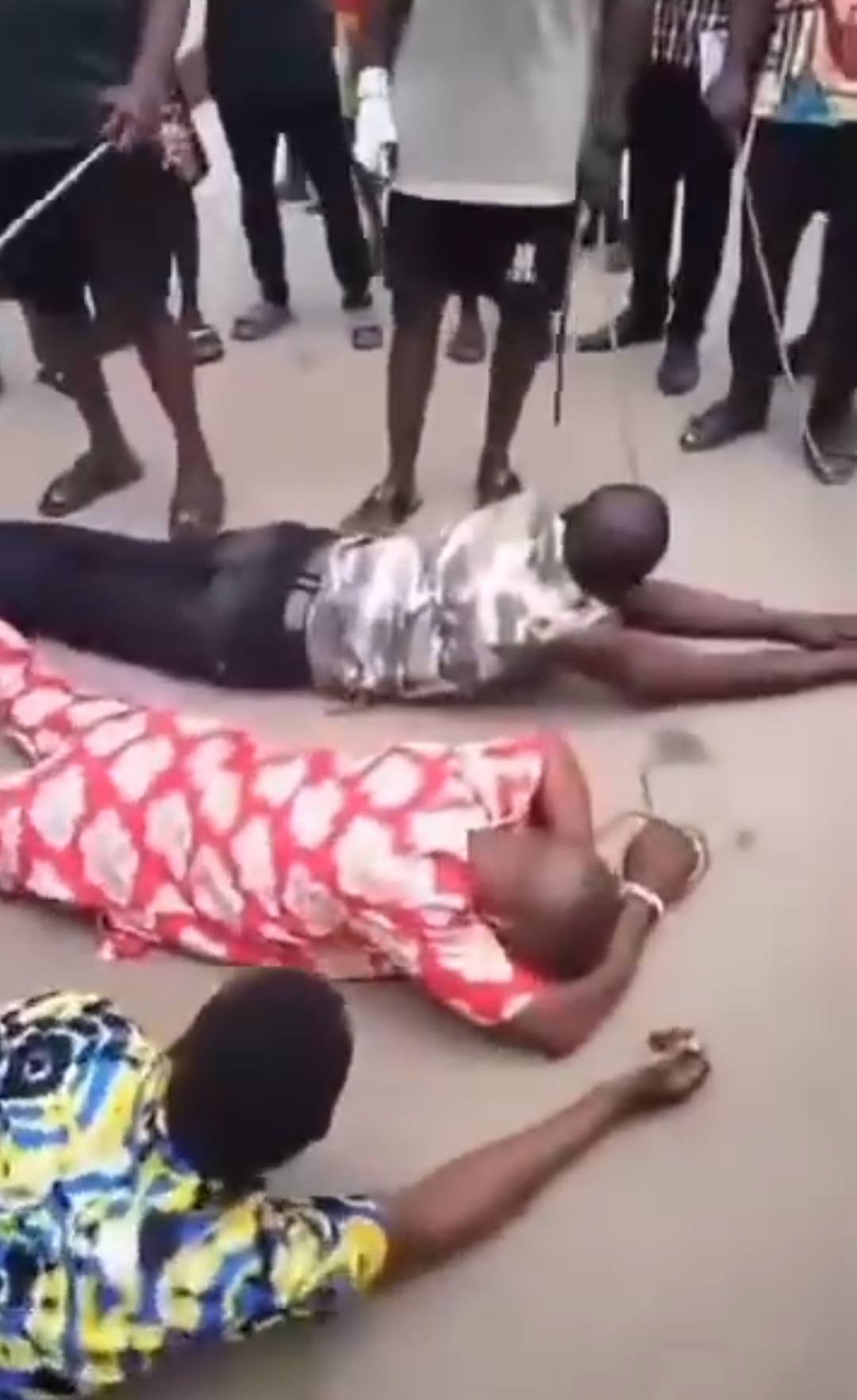 Youths confronting police officer and others over <a href=