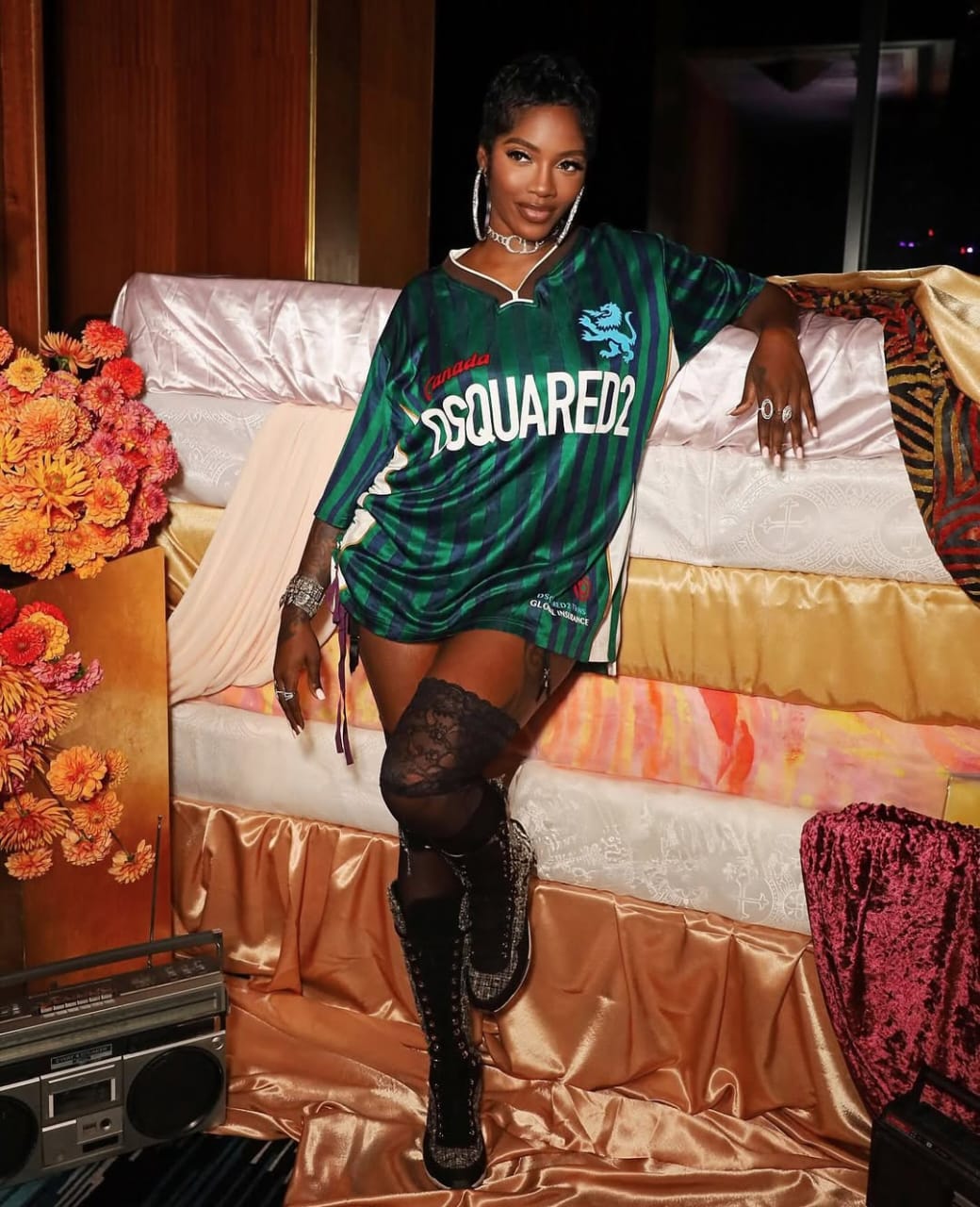 Tiwa Savage at Album Launch