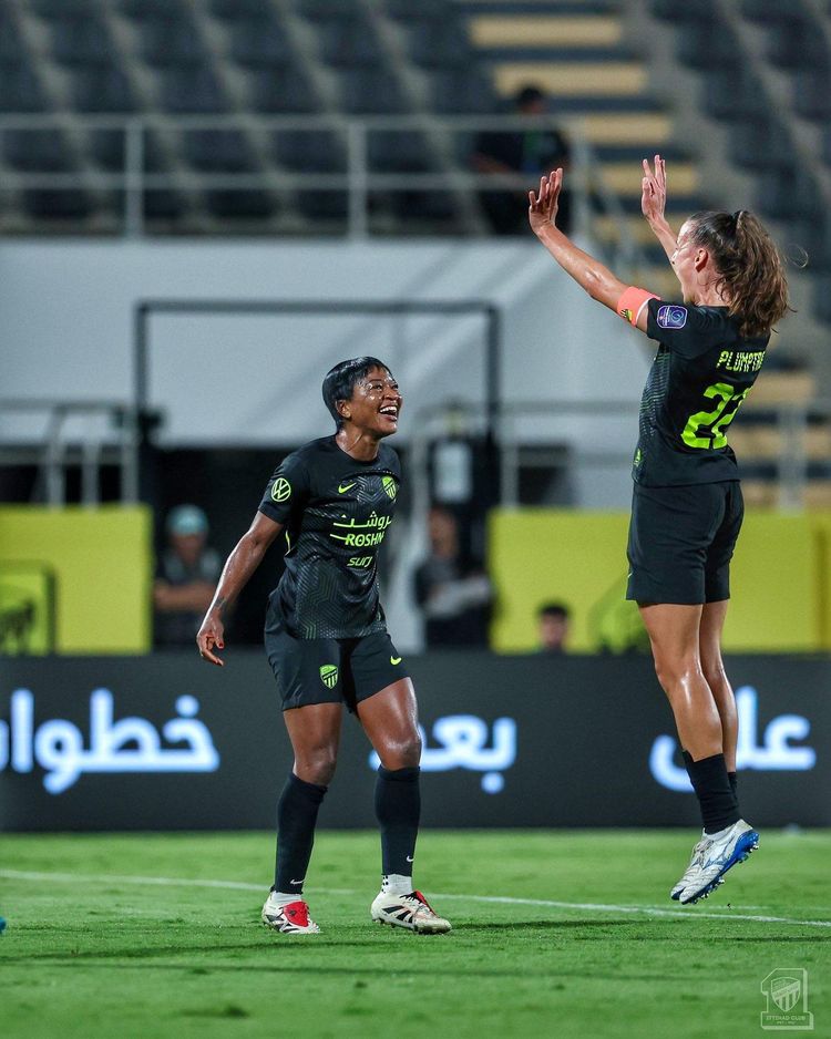 Nigeria Super Falcons stars Francisca Ordega and Ashleigh Plumptre