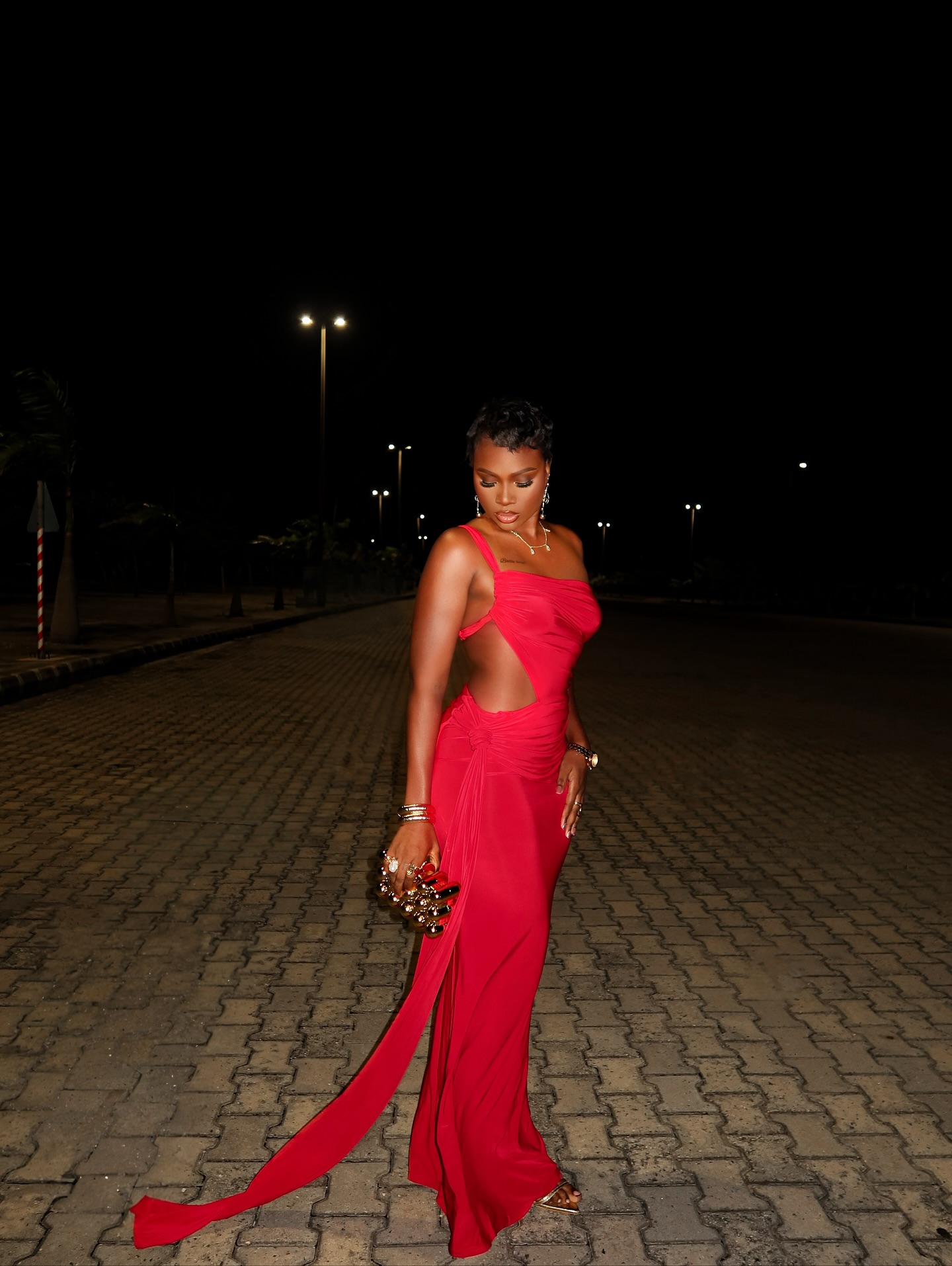 Chic Lagos evening look