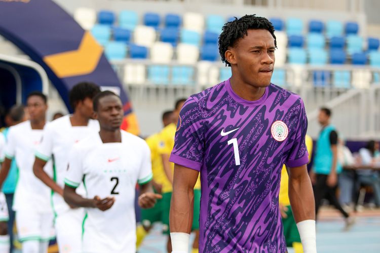 Flying Eagles goalkeeper Ebenezer Harcourt 