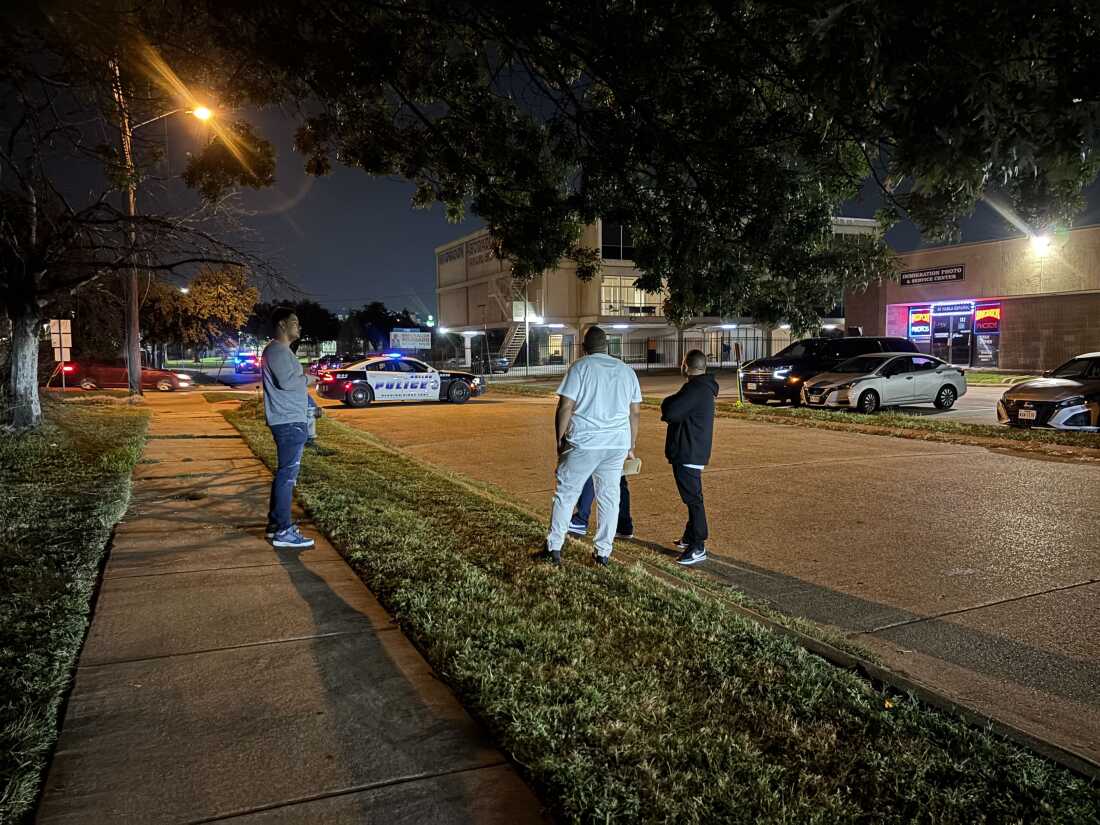 Outside the U.S. Immigration and Customs Enforcement (ICE) detention facility in Dallas, Texas, on September 24, 2025.