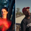 The composer Celia Hollander (left) and rapper Fat Tony are two musicians who were affected by the LA wildfires, which destroyed the instruments, record collections and irreplaceable work of many artists.