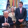 President Trump speaking in the Oval Office before signing a memorandum to send National Guard troops to Memphis, Tenn.