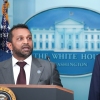 FBI Director Kash Patel speaking during a White House press briefing, August 2025.