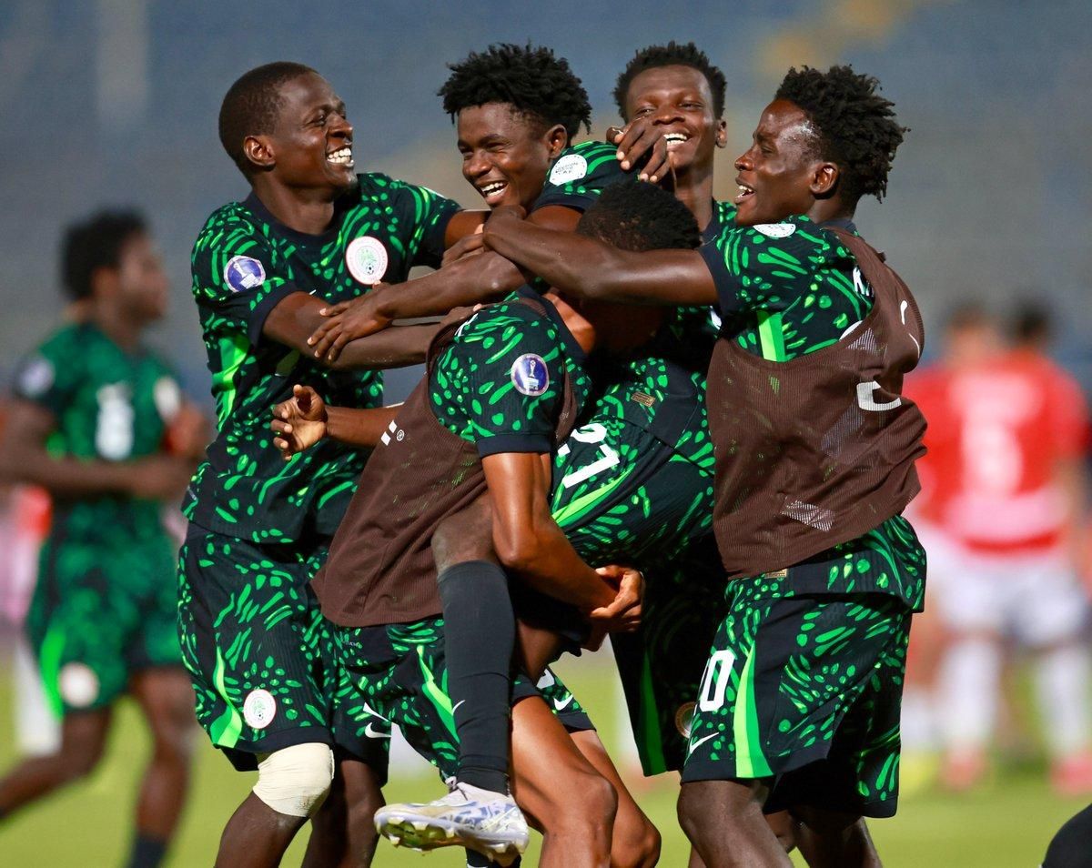 Flying Eagles players celebrate third-place win