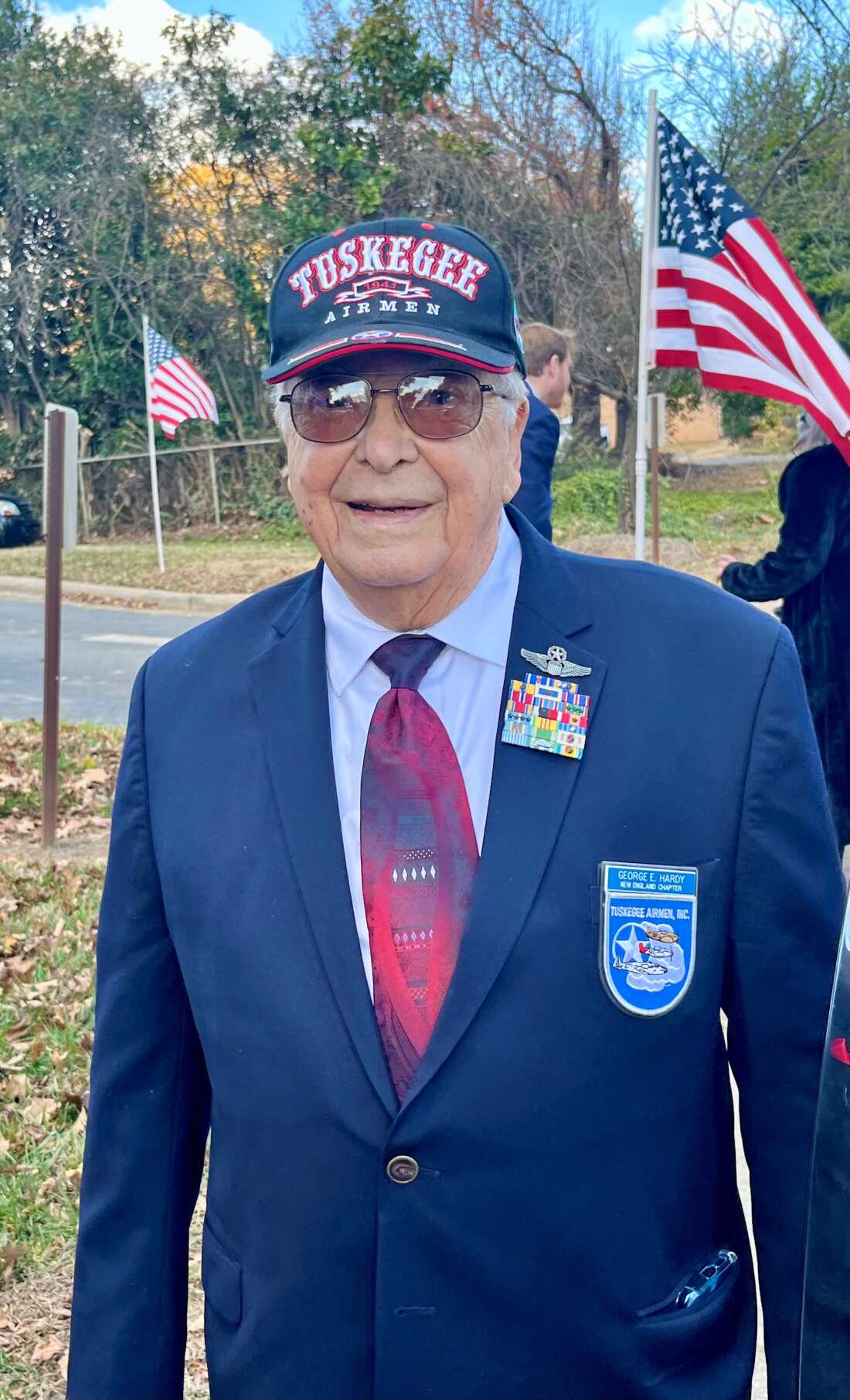 Lt. Col. George Hardy, a Tuskegee Airman, December 2023.