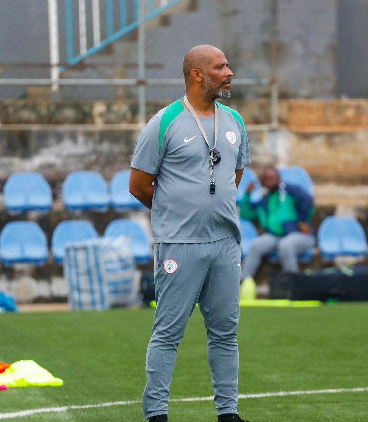 Nigeria head coach Eric Chelle