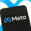 In this photo illustration, the Meta Platforms, Inc. logo is seen displayed on a smartphone screen.