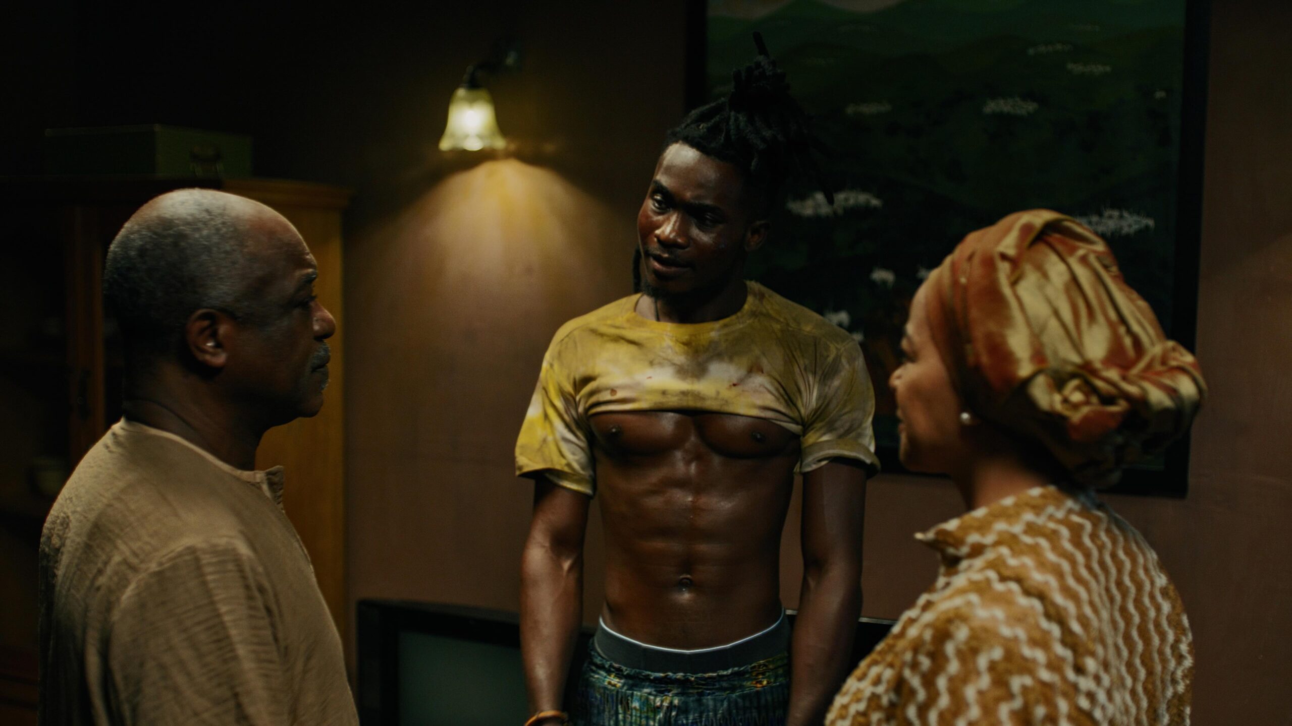Baaj Adebule Praises Nephew Durotimi Okutagidi’s Acting in 'The Lost Days' 1 Durotimi Okutagidi with Bimbo Manuel and Ifeoma Fafunwa in Wingonia Ikpi’s 'The Lost Days' © First Features Project