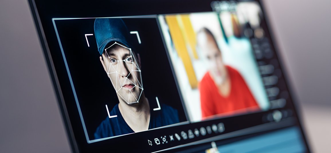 Deepfake on a computer