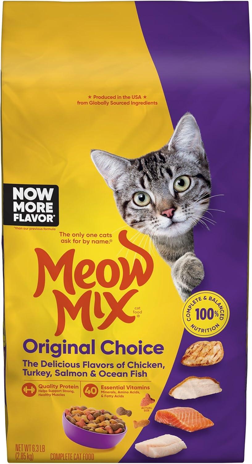 Top Cat Foods: Meow Mix, Friskies & Purina Pro Plan Picks