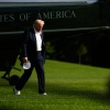 President Trump arrives at the White House on Friday. On Saturday, he said he will send troops to Portland, Ore.