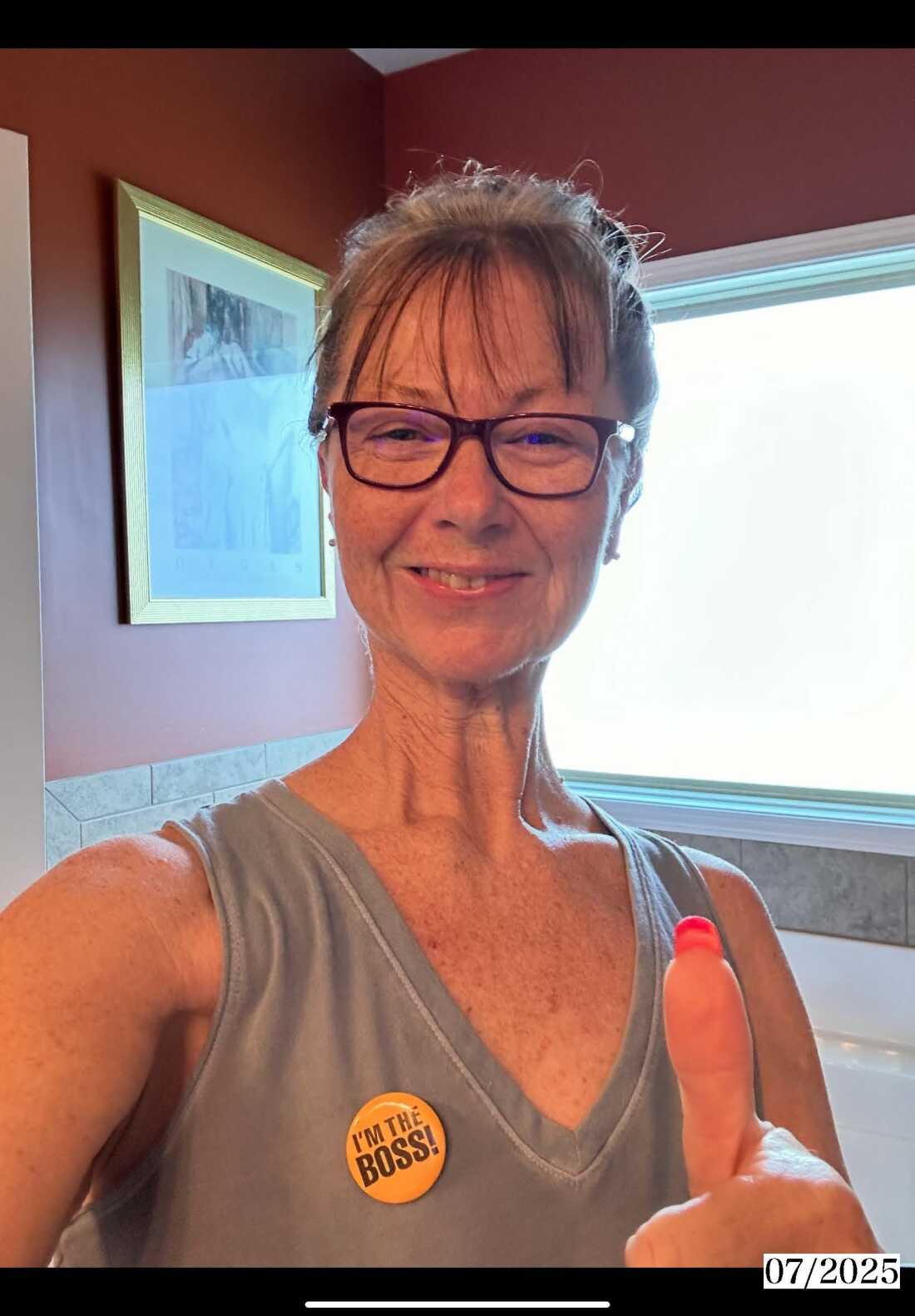 Milam credits the stimulator with restoring her ability to climb stairs, cook, and travel.
