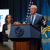 Health and Human Services Secretary Robert F. Kennedy Jr. speaking at a news conference on autism rates, April 16, 2025.