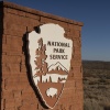 U.S. National Parks Service logo at Glen Canyon National Recreation Area, Arizona