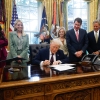 President Trump signing a memorandum in Washington, D.C., September 15, 2025, authorizing National Guard and federal law enforcement deployment to Memphis, Tenn.