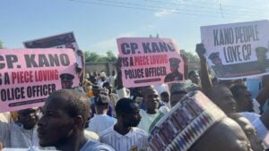Peaceful protest in Kano