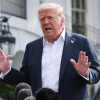 President Trump speaking at the White House on July 11, 2025