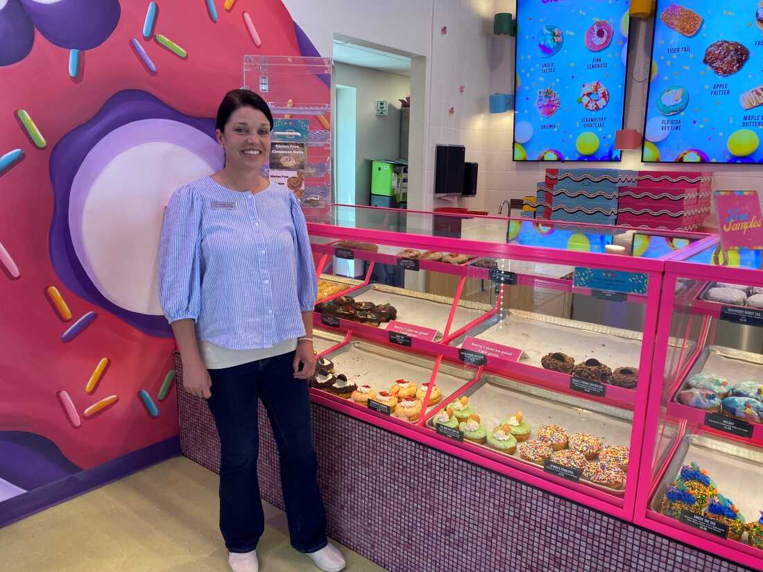 Jennifer Davis at The Other Side Donuts, where she manages wholesale logistics.