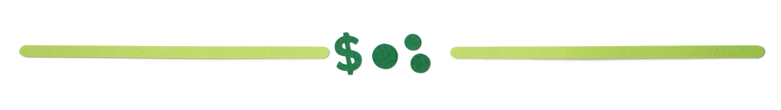 Dollar sign and coins illustration