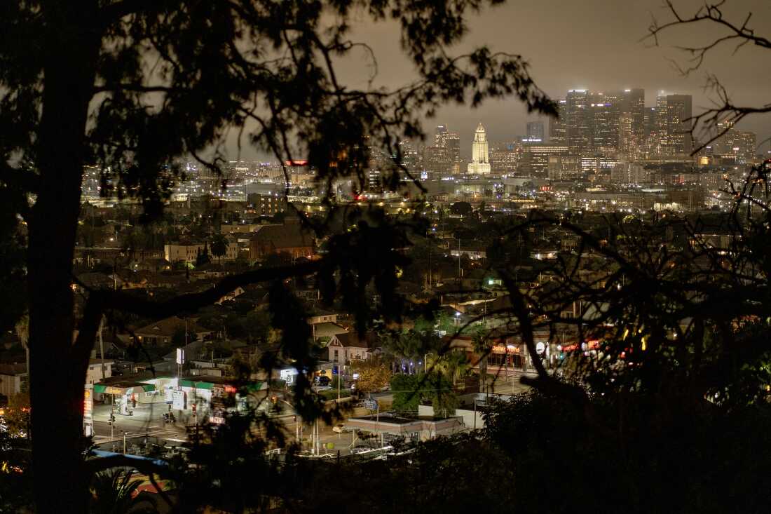 Vista panorámica de Los Ángeles, noviembre 2023.