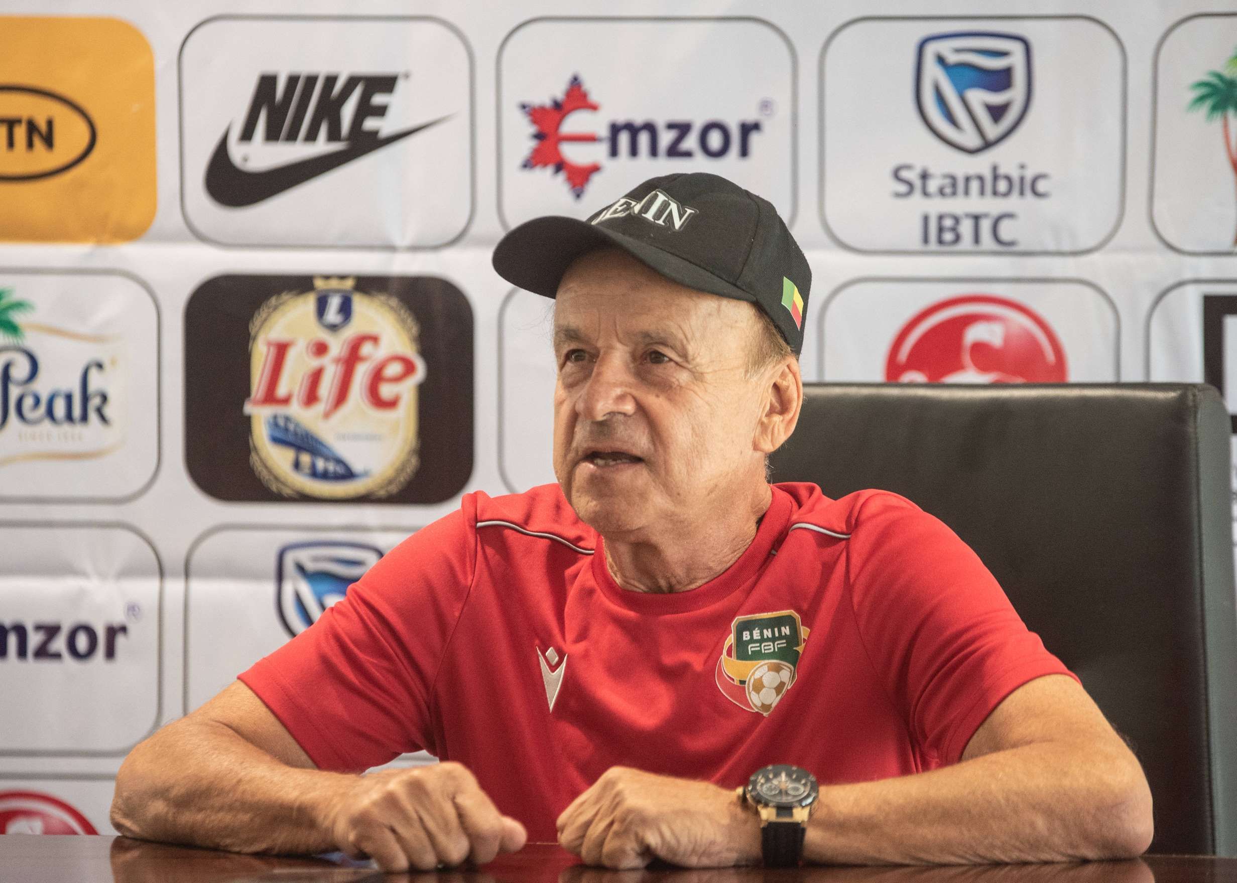 Coach of Benin Gernot Rohr