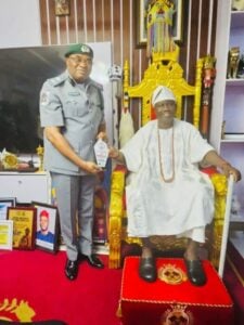 Oyo/Osun Customs Officer with Monarchs