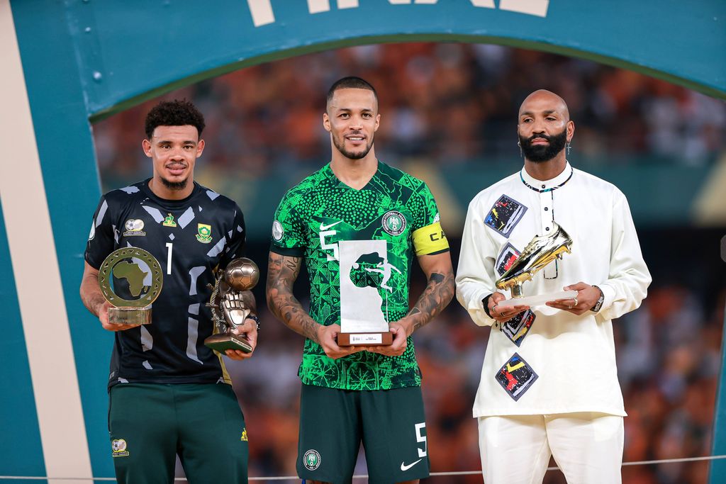 South Africa and Equatorial Guinea players during AFCON 2023 Final