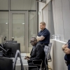Former Sudanese Janjaweed militia commander Ali Muhammad Ali Abd-Al-Rahman at the International Criminal Court