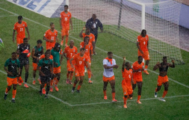 Ivory Coast celebrate World Cup qualification
