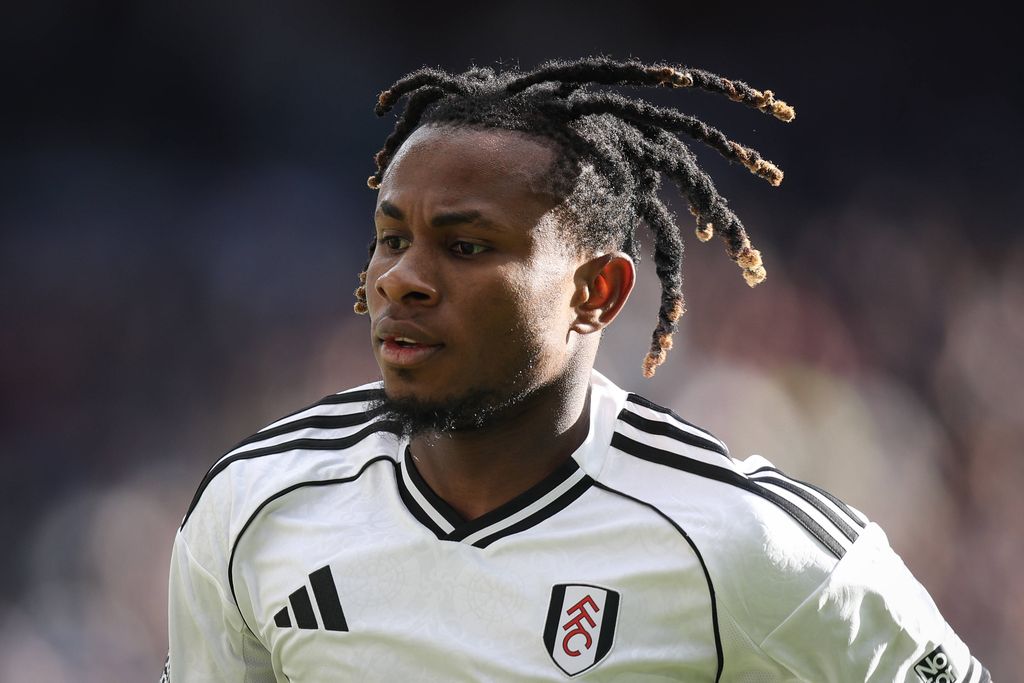 Samuel Chukwueze during Aston Villa vs Fulham Premier League match