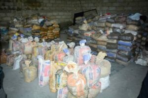 Confiscated minerals