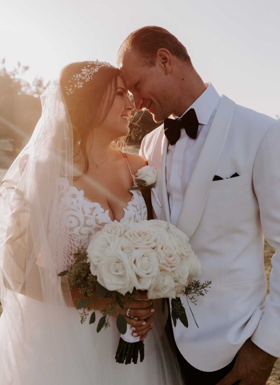 The Surovtsevs on their wedding day, Sept. 29, 2019