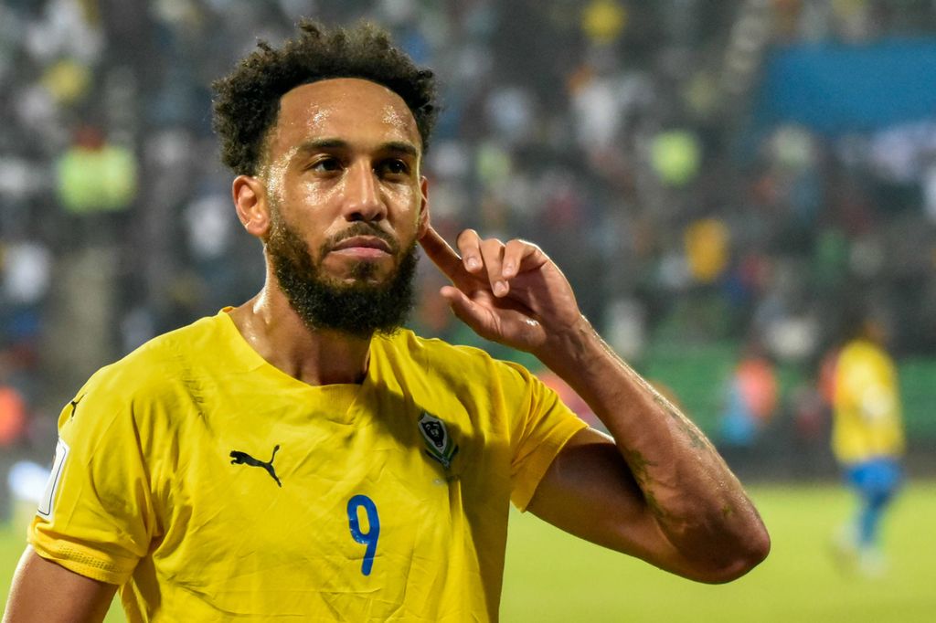 Pierre-Emerick Aubameyang during World Cup qualifier