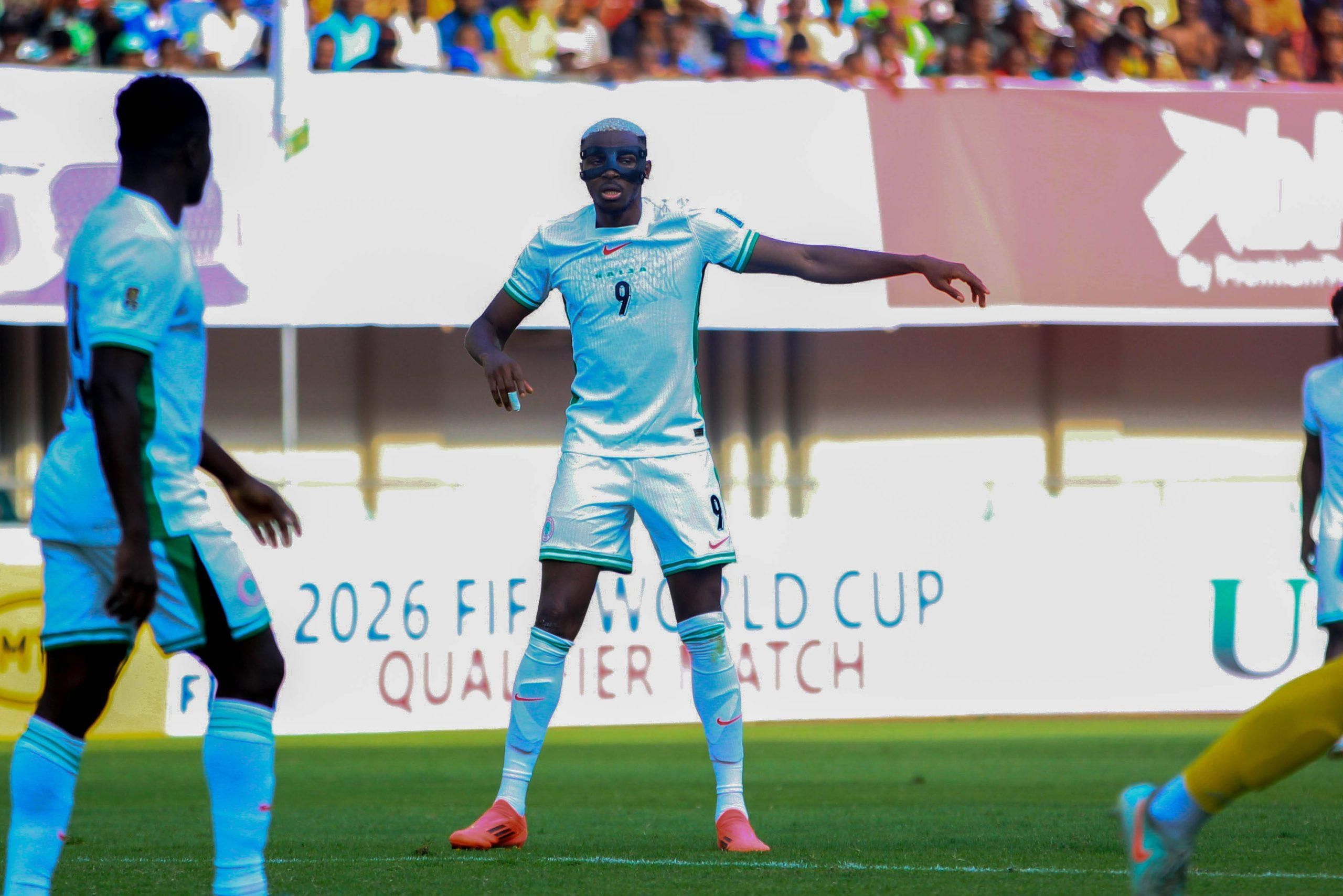 Victor Osimhen during Nigeria vs Rwanda World Cup qualifier