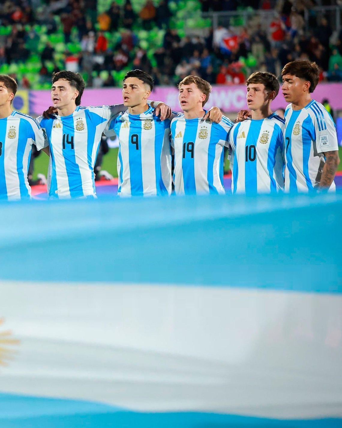 Argentina U20 team at the World Cup
