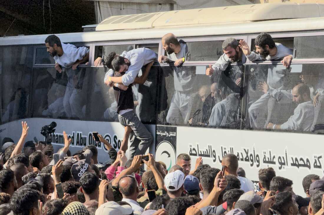 A military helicopter arrives at Beilinson hospital carrying freed Israeli hostages from Gaza.