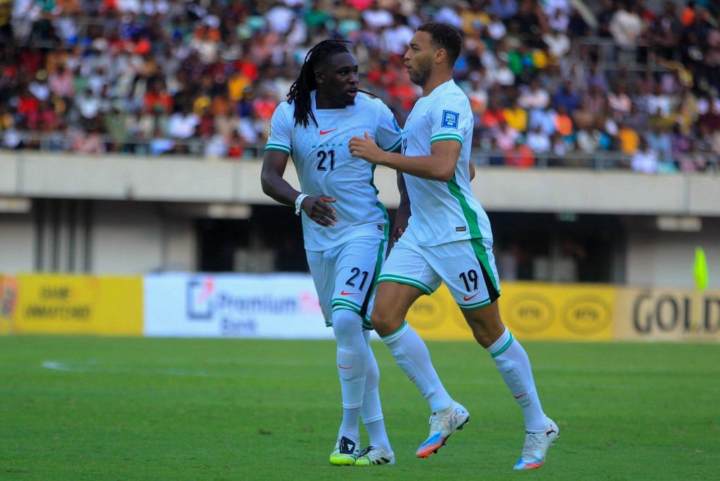 Calvin Bassey and Cyriel Dessers representing Nigeria