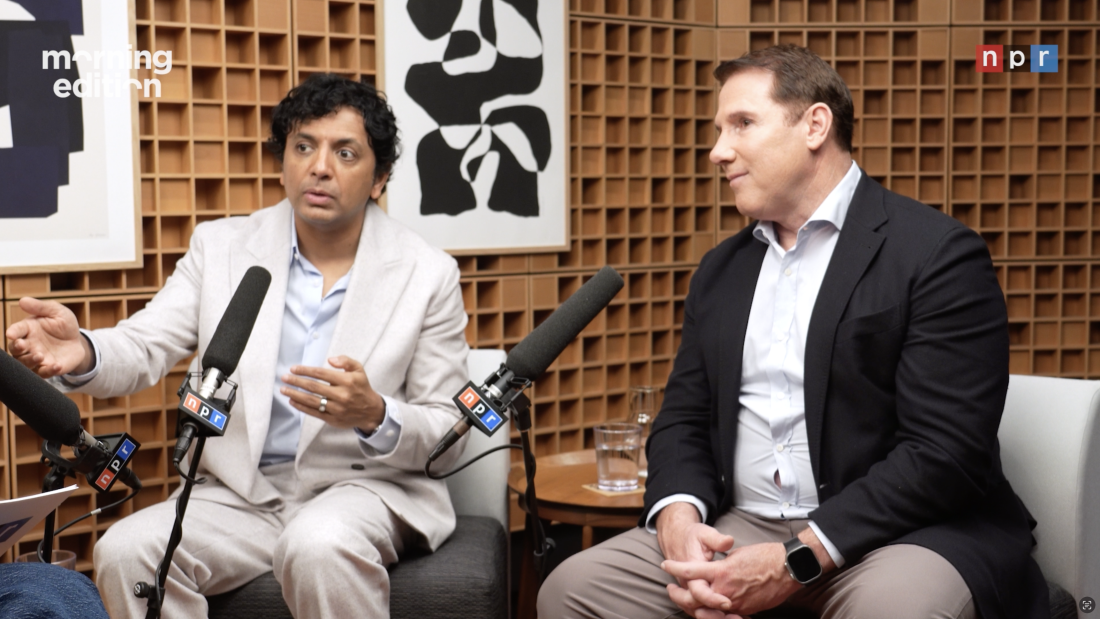 Interview with M. Night Shyamalan and Nicholas Sparks