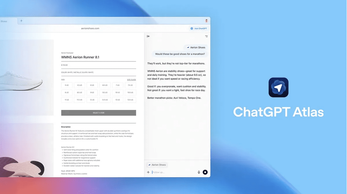 ChatGPT Atlas: OpenAI takes on Chrome with new AI-powered browser