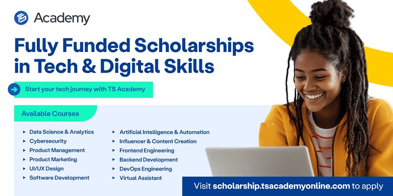 TS Academy awards over ₦1 billion in scholarships to 3,000 Africans, expanding access to tech education